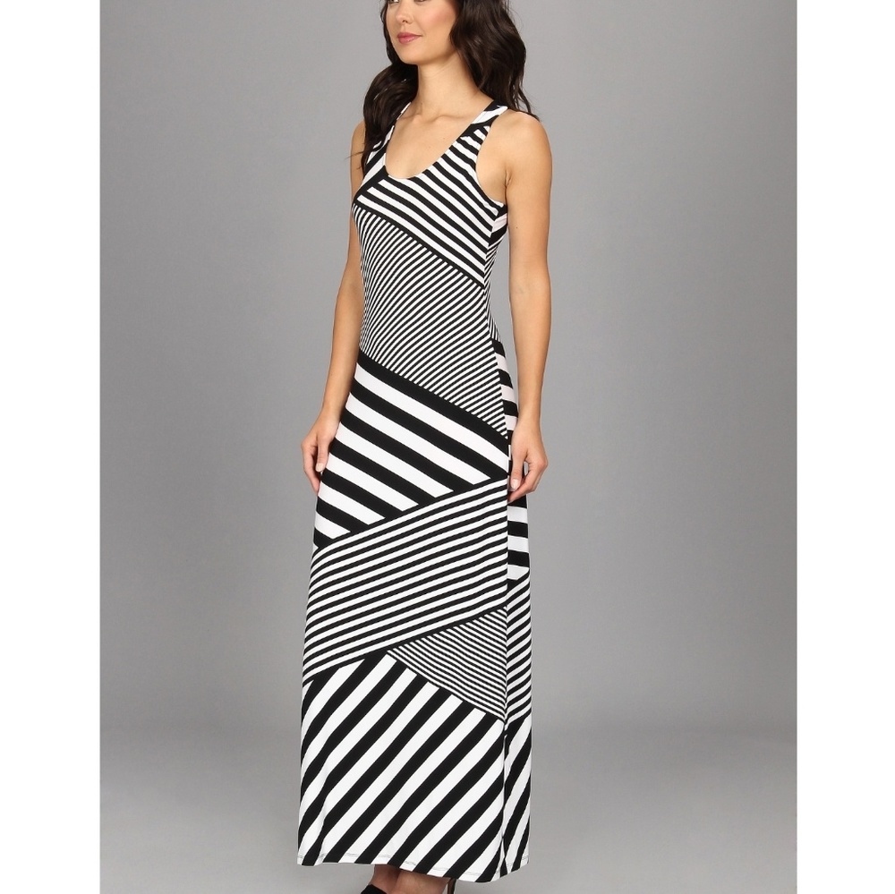 Calvin Klein Striped MJ Maxi Dress